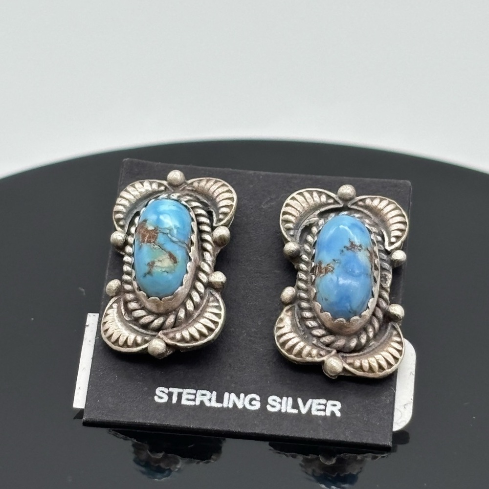 NWT Golden Hills Stone Sterling Stud Earrings